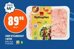 Coop Obs COOP KYLLINGFILET I BITER, NOK 89.9 tilbud
