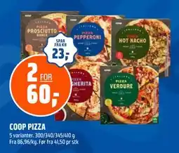 Coop Obs COOP PIZZA, NOK 60 tilbud