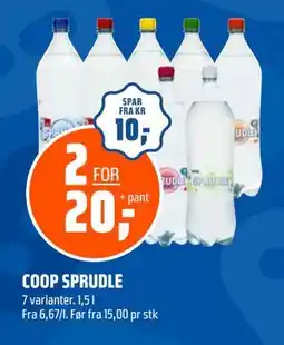 Coop Obs COOP SPRUDLE, NOK 20 tilbud