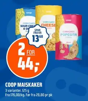 Coop Obs COOP MAISKAKER, NOK 44 tilbud