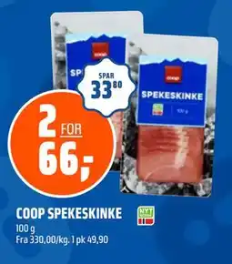 Coop Obs COOP SPEKESKINKE, NOK 66 tilbud