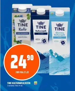 Coop Obs TINE KULTURMELK/KEFIR, NOK 24.9 tilbud