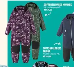 Coop Obs SOFTSHELLDRESS NURMES, NOK 679.2 tilbud