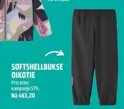 Coop Obs SOFTSHELLBUKSE OIKOTIE, NOK 463.2 tilbud