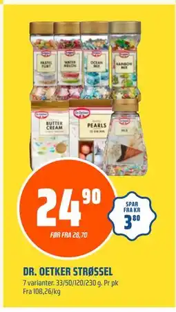 Coop Obs DR. OETKER STRØSSEL, NOK 24.9 tilbud