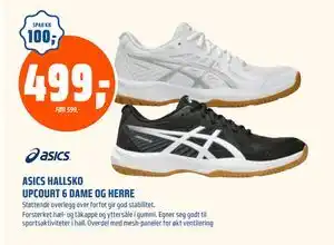 Coop Obs ASICS HALLSKO UPCOURT 6 DAME OG HERRE, NOK 499 tilbud
