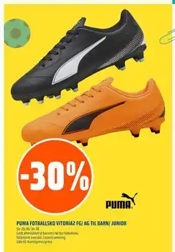 Coop Obs PUMA FOTBALLSKO VITORIA2 FG/ AG TIL BARN/ JUNIOR tilbud