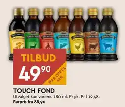 Coop Mega TOUCH FOND, NOK 49.9 tilbud