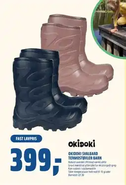 Coop Obs OKIDOKI SVALBARD TERMOSTØVLER BARN, NOK 399 tilbud