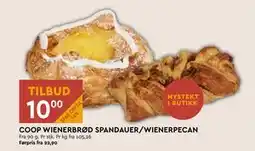 Coop Mega COOP WIENERBRØD SPANDAUER/WIENERPECAN, NOK 10 tilbud
