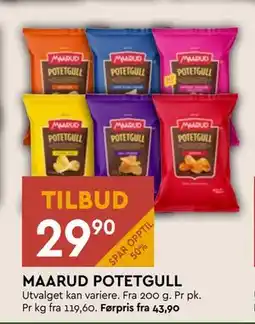Coop Mega MAARUD POTETGULL, NOK 29.9 tilbud