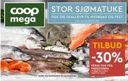 Coop Mega FERSK FISK FRA FISKEDISKEN tilbud