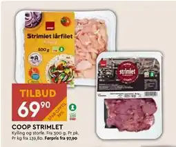 Coop Mega COOP STRIMLET, NOK 69.9 tilbud