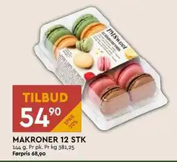 Coop Mega MAKRONER 12 STK, NOK 54.9 tilbud