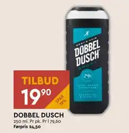 Coop Mega DOBBEL DUSCH, NOK 19.9 tilbud