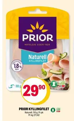 Coop Extra PRIOR KYLLINGFILET, NOK 29.9 tilbud