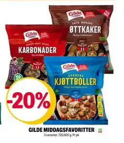 Coop Extra GILDE MIDDAGSFAVORITTER tilbud