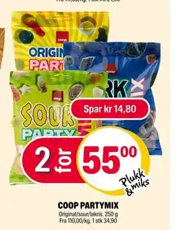 Coop Extra COOP PARTYMIX, NOK 55 tilbud