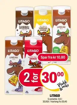Coop Extra LITAGO, NOK 30 tilbud