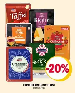 Coop Extra UTVALGT TINE SKIVET OST tilbud
