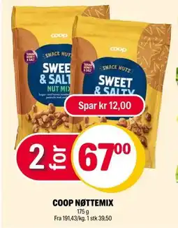 Coop Extra COOP NØTTEMIX, NOK 67 tilbud
