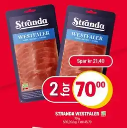 Coop Extra STRANDA WESTFALER, NOK 70 tilbud