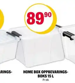 Coop Extra HOME BOX OPPBEVARINGSBOKS 15 L, NOK 89.9 tilbud