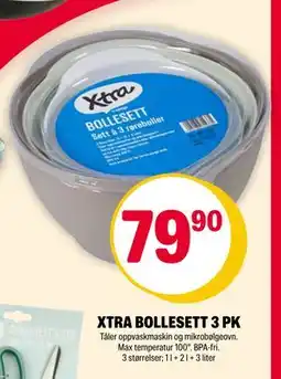 Coop Extra XTRA BOLLESETT 3 PK, NOK 79.9 tilbud