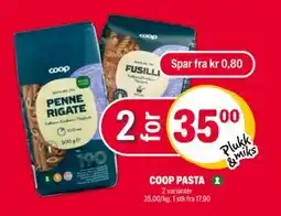 Coop Extra COOP PASTA, NOK 35 tilbud