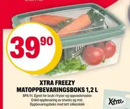 Coop Extra XTRA FREEZY MATOPPBEVARINGSBOKS 1,2 L, NOK 39.9 tilbud