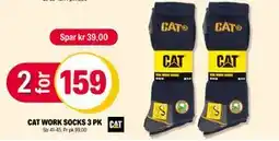 Coop Extra CAT WORK SOCKS 3 PK, NOK 159 tilbud