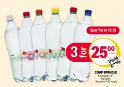 Coop Extra COOP SPRUDLE, NOK 25 tilbud