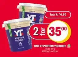 Coop Extra TINE YT PROTEIN YOGHURT, NOK 35 tilbud