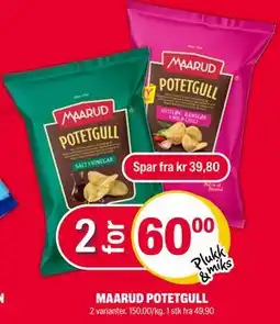 Coop Extra MAARUD POTETGULL, NOK 60 tilbud