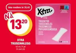 Coop Extra XTRA TRUSEINNLEGG, NOK 26.4, Medlemspris tilbud