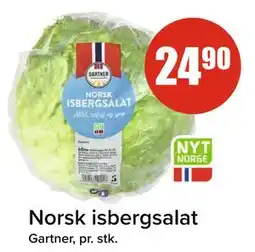 Spar Norsk isbergsalat, NOK 24.9 tilbud