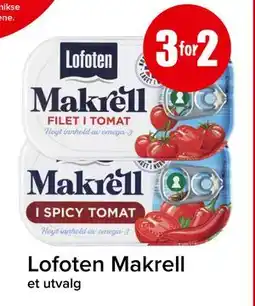 Spar Lofoten Makrell tilbud