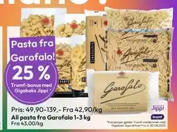 Gigaboks All pasta fra Garofalo 1-3 kg tilbud