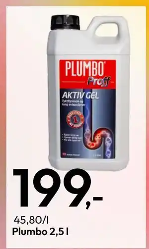 Gigaboks Plumbo 2,5 l, NOK 199 tilbud