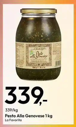 Gigaboks Pesto Alla Genovese 1 kg., NOK 339 tilbud