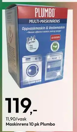 Gigaboks Maskinrens 10 pk, NOK 119 tilbud