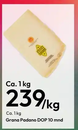 Gigaboks Grana Padano DOP 10 mnd., NOK 239 tilbud
