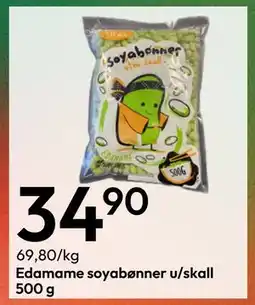 Gigaboks Edamame soyabønner u/skall 500 g, NOK 34.9 tilbud