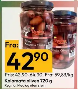 Gigaboks Kalamata oliven 720 g tilbud