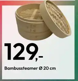 Gigaboks Bambussteamer Ø 20 cm, NOK 129 tilbud