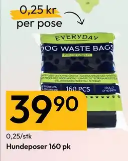 Gigaboks Hundeposer 160 pk, NOK 39.9 tilbud