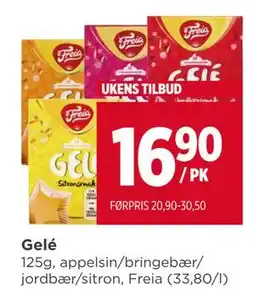 Meny Gelé, NOK 16.9 tilbud