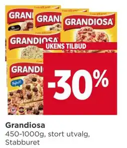 Meny Grandiosa tilbud