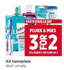 Meny All tannpleie tilbud