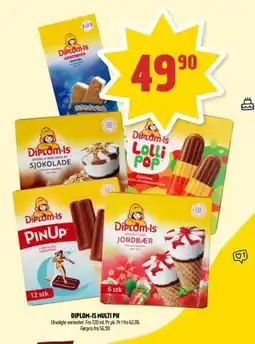 Coop Prix DIPLOM-IS MULTI PK, NOK 49.9 tilbud